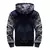 Jaqueta masculina camuflada com capuz. - TRUE FIT