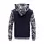 Jaqueta masculina camuflada com capuz. - comprar online