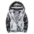 Jaqueta masculina camuflada com capuz. na internet