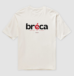 BRÉCA – Camiseta Oversized Unissex (Off White e Areia) na internet