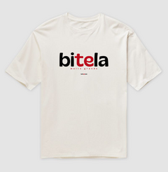 BITELA – Camiseta Oversized Unissex (Off White e Areia) na internet