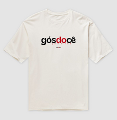 GÓSDOCÊ – Camiseta Oversized Unissex (Off White e Areia) na internet