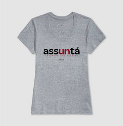 ASSUNTÁ – Camiseta Algodão 30.1 (Cores Claras – Masculina e Feminina) - loja online