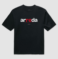 ARREDA – Camiseta Oversized Unissex (Preta)
