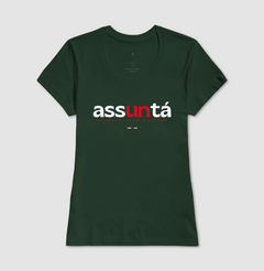 ASSUNTÁ – Camiseta Algodão 30.1 (Cores Escuras – Masculina e Feminina) - loja online