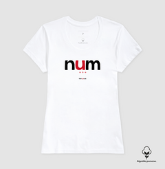 NUM – Camiseta Algodão Peruano (Branca – Masculina e Feminina) na internet