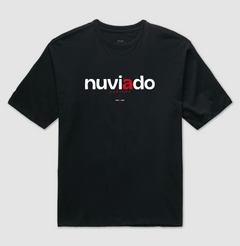 NUVIADO – Camiseta Oversized Unissex (Preta)