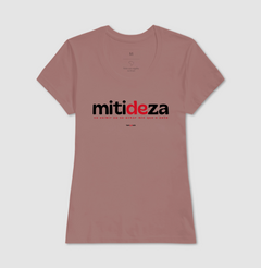 MITIDEZA – Camiseta Algodão 30.1 (Cores Claras – Masculina e Feminina) na internet