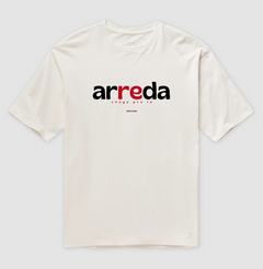 ARREDA – Camiseta Oversized Unissex (Off White e Areia) na internet