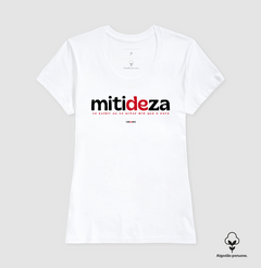 MITIDEZA – Camiseta Algodão Peruano (Branca – Masculina e Feminina) na internet