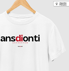 ANSDIONTI – Camiseta Algodão Peruano (Branca – Masculina e Feminina) - comprar online