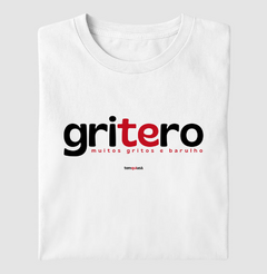 GRITERO – Camiseta Algodão 30.1 (Cores Claras – Masculina e Feminina) - comprar online