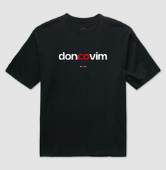 DONCOVIM – Camiseta Oversized Unissex (Preta)
