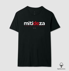 Imagem do MITIDEZA – Camiseta Algodão Peruano (Cores Escuras – Masculina e Feminina)