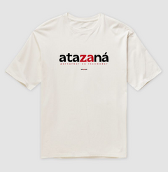 ATAZANÁ – Camiseta Oversized Unissex (Off White e Areia) na internet