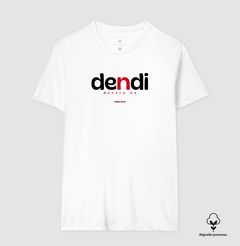 DENDI – Camiseta Algodão Peruano (Branca – Masculina e Feminina) - Tem Qui Usá