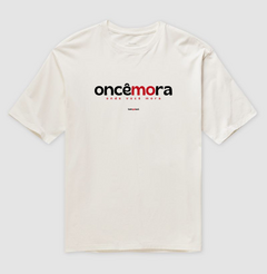 ONCÊMORA – Camiseta Oversized Unissex (Off White e Areia) na internet