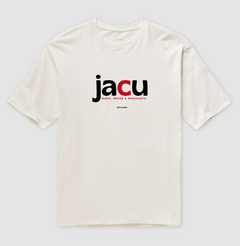 JACU – Camiseta Oversized Unissex (Off White e Areia) na internet