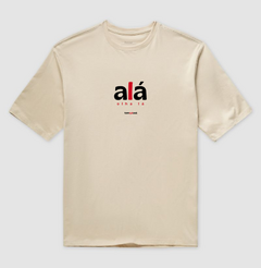 ALÁ – Camiseta Oversized Unissex (Off White e Areia) - comprar online