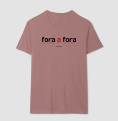 FORA A FORA – Camiseta Algodão 30.1 (Cores Claras – Masculina e Feminina) - comprar online
