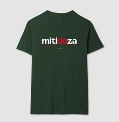 MITIDEZA – Camiseta Algodão 30.1 (Cores Escuras – Masculina e Feminina)