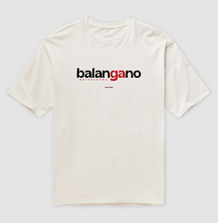 BALANGANO – Camiseta Oversized Unissex (Off White e Areia) na internet