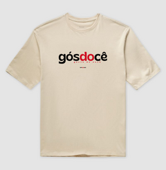 GÓSDOCÊ – Camiseta Oversized Unissex (Off White e Areia) - comprar online
