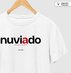 NUVIADO – Camiseta Algodão Peruano (Branca – Masculina e Feminina) - comprar online