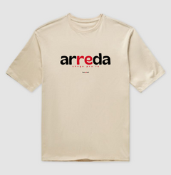 ARREDA – Camiseta Oversized Unissex (Off White e Areia) - comprar online