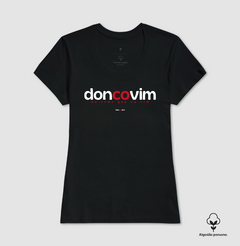 DONCOVIM – Camiseta Algodão Peruano (Cores Escuras – Masculina e Feminina) - Tem Qui Usá