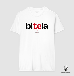 BITELA – Camiseta Algodão Peruano (Branca – Masculina e Feminina) - Tem Qui Usá