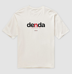DENDA – Camiseta Oversized Unissex (Off White e Areia) na internet