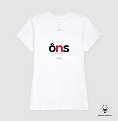 ÔNS – Camiseta Algodão Peruano (Branca – Masculina e Feminina) na internet