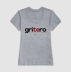 GRITERO – Camiseta Algodão 30.1 (Cores Claras – Masculina e Feminina) - loja online