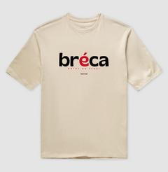 BRÉCA – Camiseta Oversized Unissex (Off White e Areia)