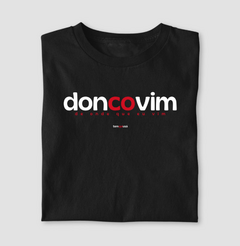 DONCOVIM – Camiseta Algodão 30.1 (Cores Escuras – Masculina e Feminina) - comprar online