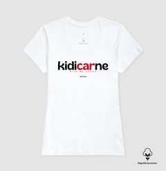 KIDICARNE – Camiseta Algodão Peruano (Branca – Masculina e Feminina) na internet