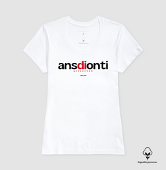 ANSDIONTI – Camiseta Algodão Peruano (Branca – Masculina e Feminina) na internet