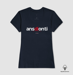 ANSDIONTI – Camiseta Algodão Peruano (Cores Escuras – Masculina e Feminina) - Tem Qui Usá