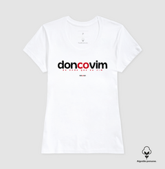 DONCOVIM – Camiseta Algodão Peruano (Branca – Masculina e Feminina) na internet