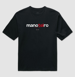 MANOTEIRO – Camiseta Oversized Unissex (Preta)