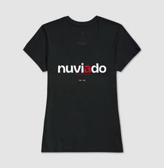 NUVIADO – Camiseta Algodão 30.1 (Cores Escuras – Masculina e Feminina) - Tem Qui Usá