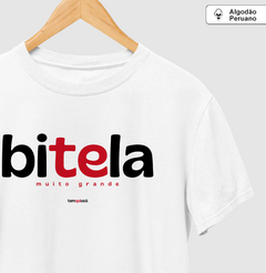 BITELA – Camiseta Algodão Peruano (Branca – Masculina e Feminina) - comprar online