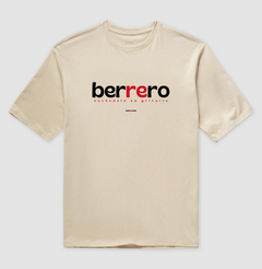 BERRERO – Camiseta Oversized Unissex (Off White e Areia)
