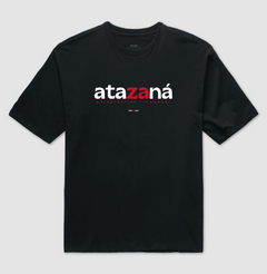 ATAZANÁ – Camiseta Oversized Unissex (Preta) - comprar online