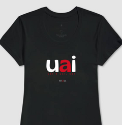 UAI – Camiseta Algodão 30.1 (Cores Escuras – Masculina e Feminina) - Tem Qui Usá