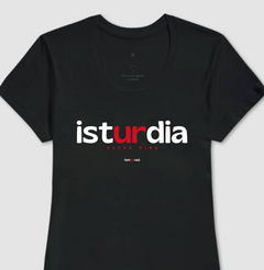 ISTURDIA – Camiseta Algodão 30.1 (Cores Escuras – Masculina e Feminina) - Tem Qui Usá