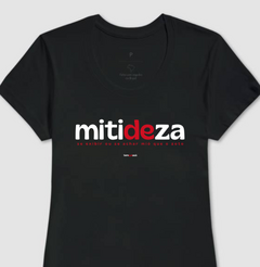 MITIDEZA – Camiseta Algodão 30.1 (Cores Escuras – Masculina e Feminina) - Tem Qui Usá