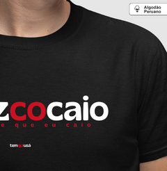 QUAZCOCAIO – Camiseta Algodão Peruano (Cores Escuras – Masculina e Feminina) - comprar online