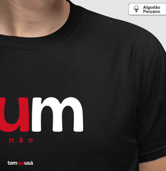 NUM – Camiseta Algodão Peruano (Cores Escuras – Masculina e Feminina) - comprar online
